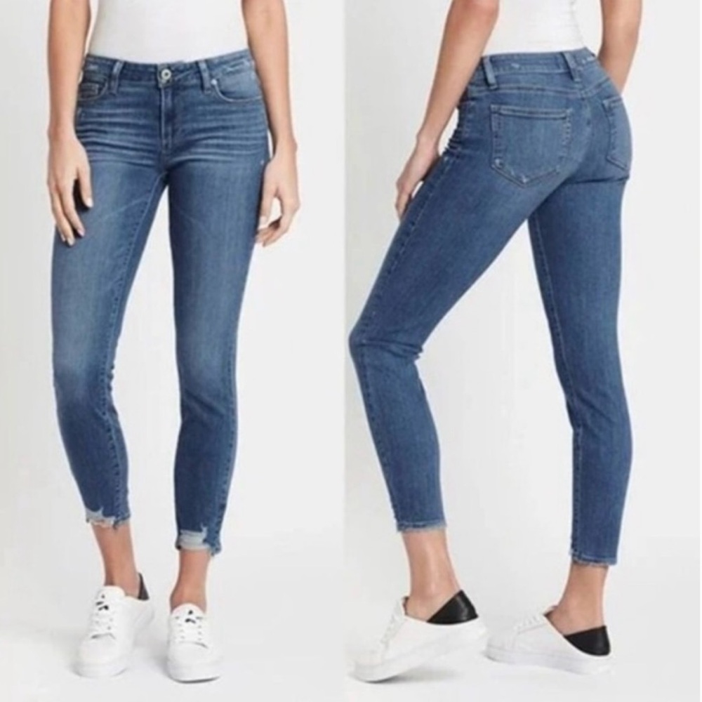 PAIGE jeans size 28 Verdugo Crop blue jeans great condition 💙💙‎
